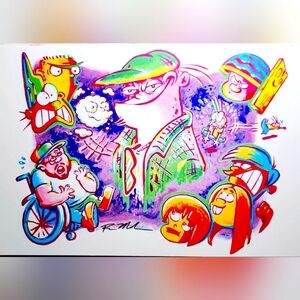 2025 Ed Edd n Eddy EXCLUSIVE Nostalgia Con Poster #2 *SIGNED*